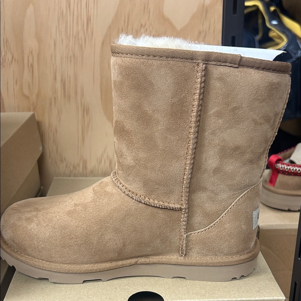UGG Kids Tan Snow Boots